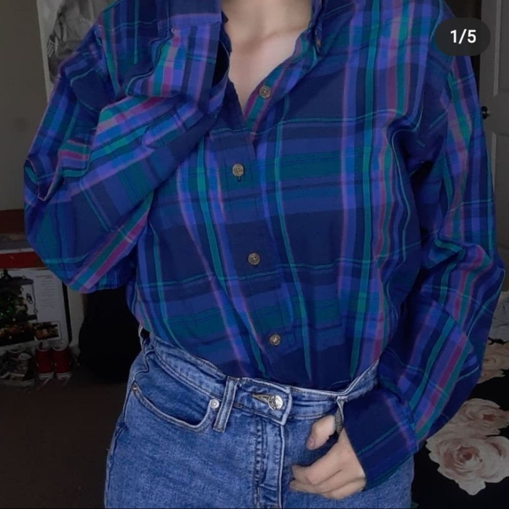 Blue flannel